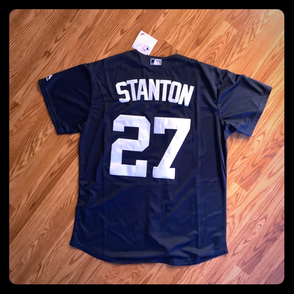 New STANTON 27 NY YANKEES Majestic Jersey LARGE